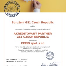 Jsme Akreditovan partner GS1 Czech Republic 2025!